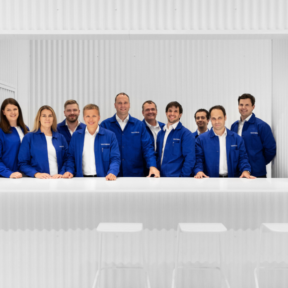 Vahterus sales team at Achema 2018 fair