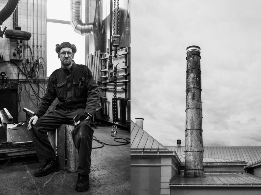 First Vahterus employee in Vahterus factory