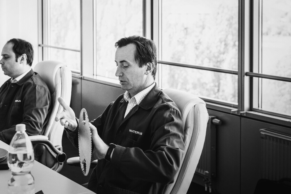 Vahterus team in a customer meeting