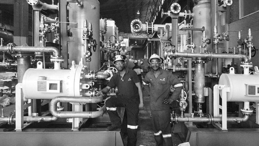 Vahterus oil coolers for Omnia’s NH3 recovery system in Richards Bay